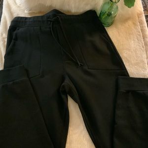 EXPRESS - Black Drawstring waist straight leg pants. Sz Sp